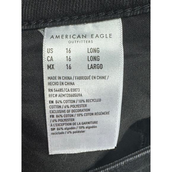 American Eagle Outfitters Charcoal Straight Leg Jeans - Picture 6 of 6